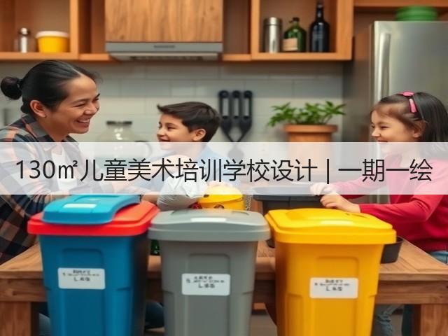 130㎡儿童美术培训学校设计 | 一期一绘(图3)