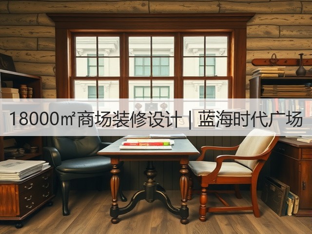 18000㎡商场装修设计 | 蓝海时代广场(图1)