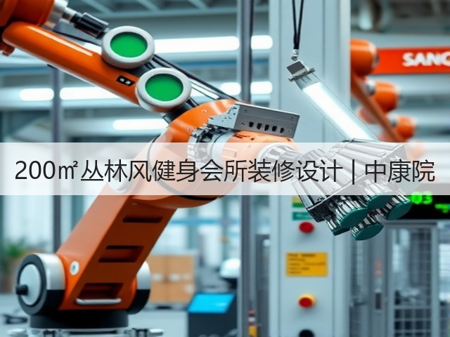 200㎡丛林风健身会所装修设计 | 中康院(图3)