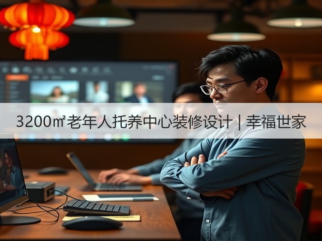 3200㎡老年人托养中心装修设计 | 幸福世家(图2)
