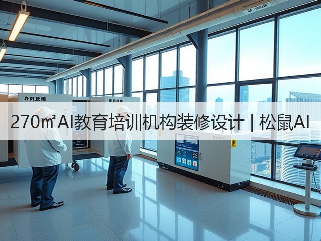 270㎡AI教育培训机构装修设计 | 松鼠AI(图3) 270㎡AI教育培训机构装修设计 | 松鼠AI(图3)
