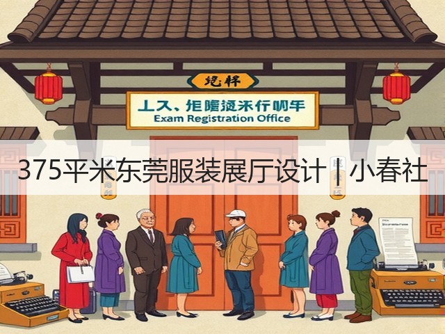 375平米东莞服装展厅设计 | 小春社(图1) 375平米东莞服装展厅设计 | 小春社(图1)