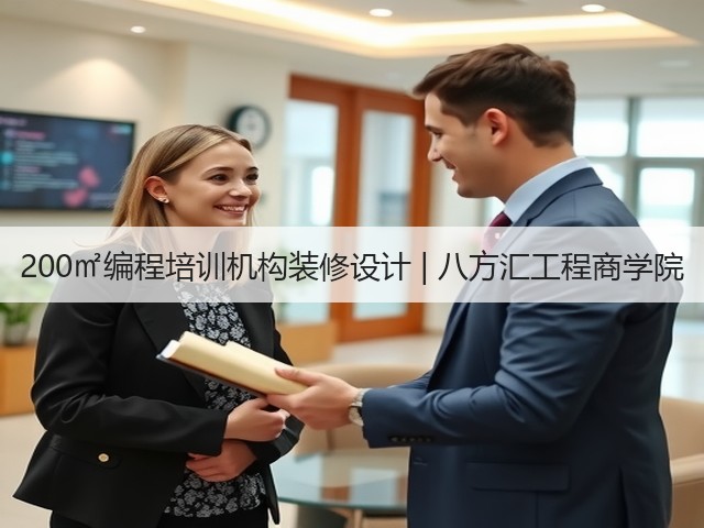 200㎡编程培训机构装修设计 | 八方汇工程商学院(图2) 200㎡编程培训机构装修设计 | 八方汇工程商学院(图2)