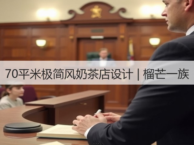 70平米极简风奶茶店设计 | 榴芒一族(图1)