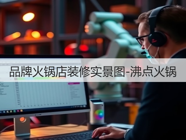 品牌火锅店装修实景图-沸点火锅(图2)