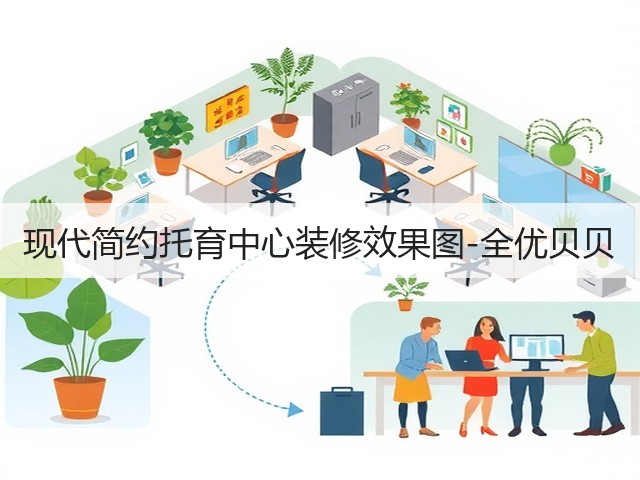 现代简约托育中心装修效果图-全优贝贝(图1) 现代简约托育中心装修效果图-全优贝贝(图1)