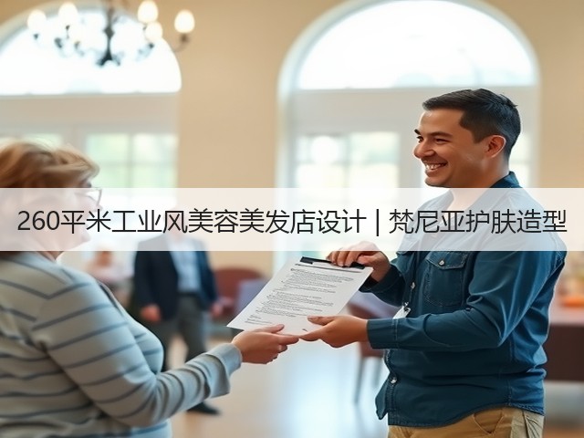 260平米工业风美容美发店设计 | 梵尼亚护肤造型(图3) 260平米工业风美容美发店设计 | 梵尼亚护肤造型(图3)