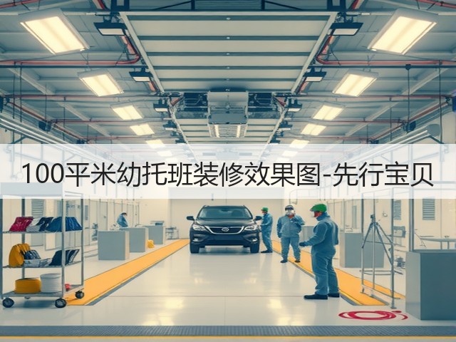 100平米幼托班装修效果图-先行宝贝(图3)