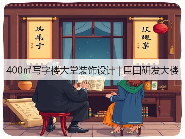 400㎡写字楼大堂装饰设计 | 臣田研发大楼(图3) 400㎡写字楼大堂装饰设计 | 臣田研发大楼(图3)