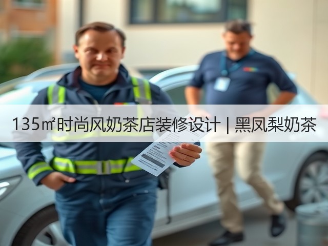 135㎡时尚风奶茶店装修设计 | 黑凤梨奶茶(图2)