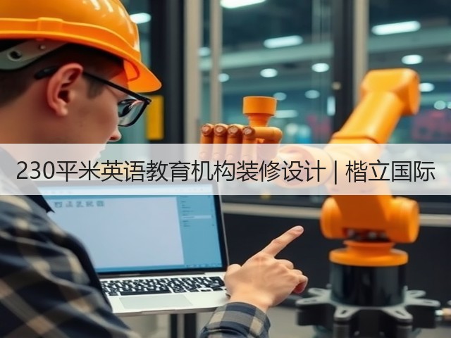 230平米英语教育机构装修设计 | 楷立国际(图1)