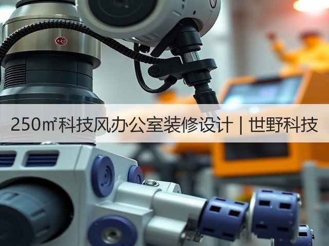 250㎡科技风办公室装修设计 | 世野科技(图1) 250㎡科技风办公室装修设计 | 世野科技(图1)