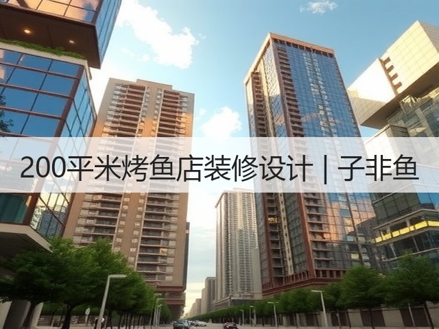 200平米烤鱼店装修设计 | 子非鱼(图2)