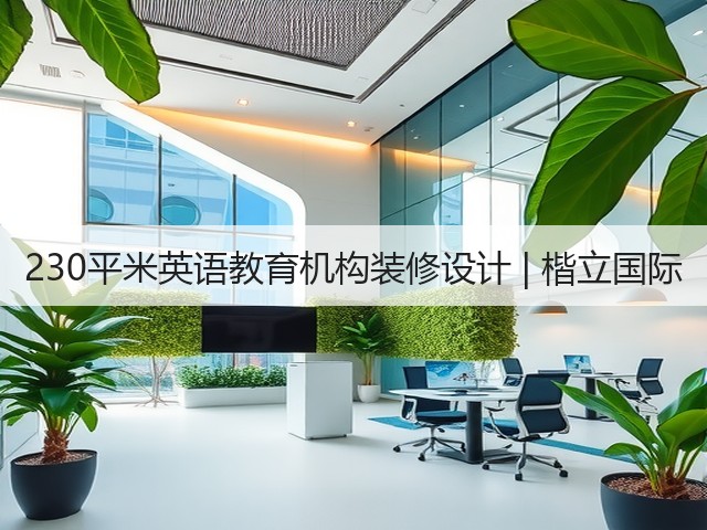 230平米英语教育机构装修设计 | 楷立国际(图3)