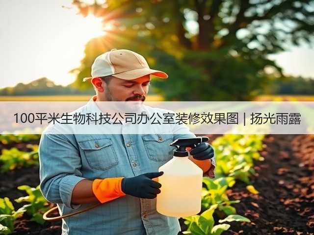 100平米生物科技公司办公室装修效果图 | 扬光雨露(图2) 100平米生物科技公司办公室装修效果图 | 扬光雨露(图2)