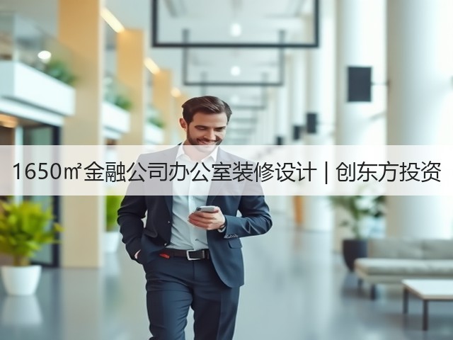 1650㎡金融公司办公室装修设计 | 创东方投资(图3)