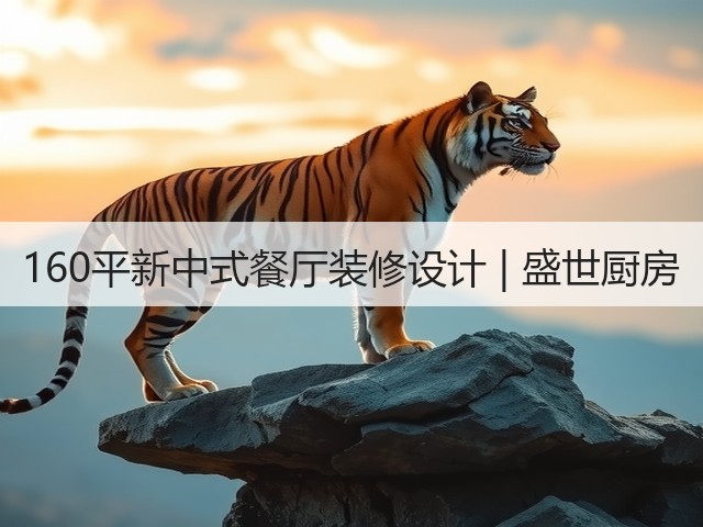 160平新中式餐厅装修设计 | 盛世厨房(图1)