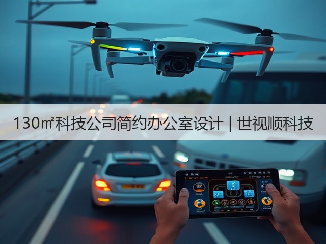 130㎡科技公司简约办公室设计 | 世视顺科技(图3)