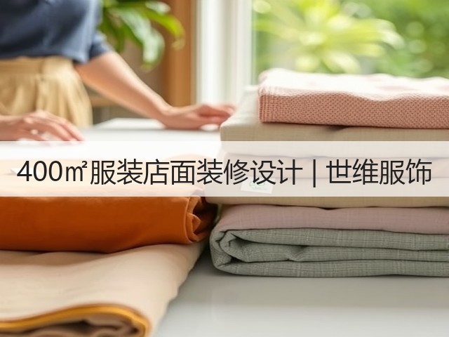 400㎡服装店面装修设计 | 世维服饰(图1) 400㎡服装店面装修设计 | 世维服饰(图1)