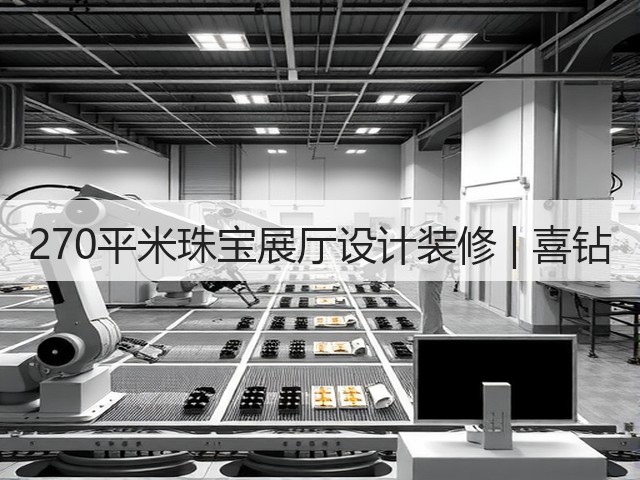 270平米珠宝展厅设计装修 | 喜钻(图2) 270平米珠宝展厅设计装修 | 喜钻(图2)