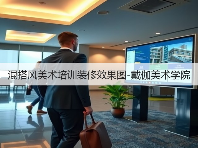 混搭风美术培训装修效果图-戴伽美术学院(图1) 混搭风美术培训装修效果图-戴伽美术学院(图1)