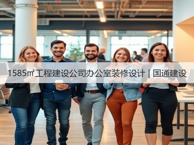 1585㎡工程建设公司办公室装修设计 | 国通建设(图3) 1585㎡工程建设公司办公室装修设计 | 国通建设(图3)