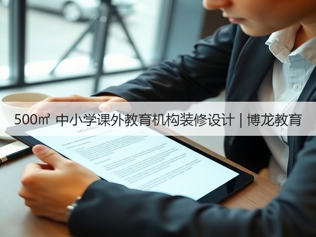500㎡ 中小学课外教育机构装修设计 | 博龙教育(图3) 500㎡ 中小学课外教育机构装修设计 | 博龙教育(图3)