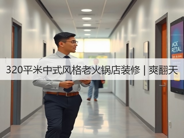 320平米中式风格老火锅店装修 | 爽翻天(图1)