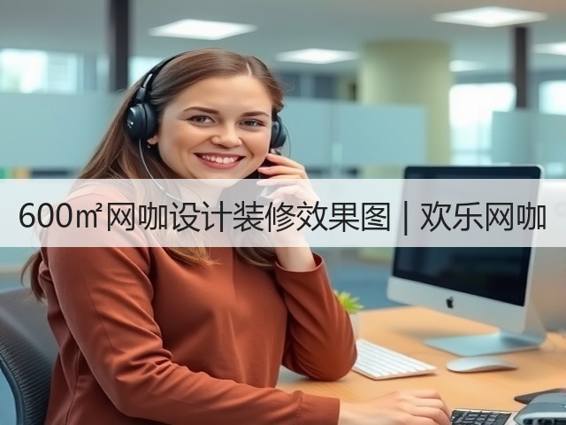 600㎡网咖设计装修效果图 | 欢乐网咖(图2) 600㎡网咖设计装修效果图 | 欢乐网咖(图2)