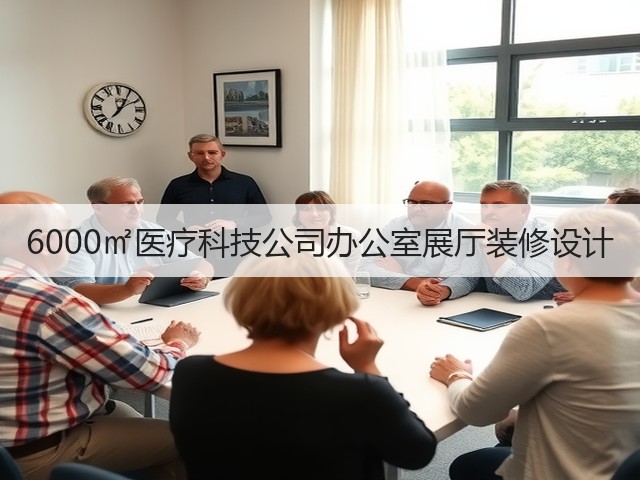 6000㎡医疗科技公司办公室展厅装修设计(图1) 6000㎡医疗科技公司办公室展厅装修设计(图1)