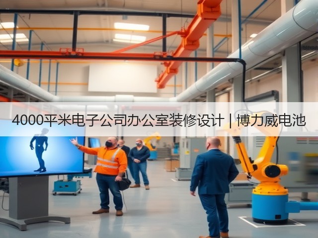 4000平米电子公司办公室装修设计 | 博力威电池(图1)