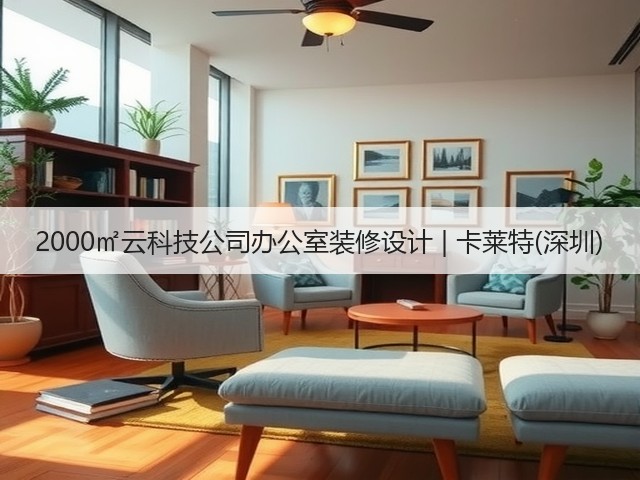 2000㎡云科技公司办公室装修设计 | 卡莱特(深圳)(图3)