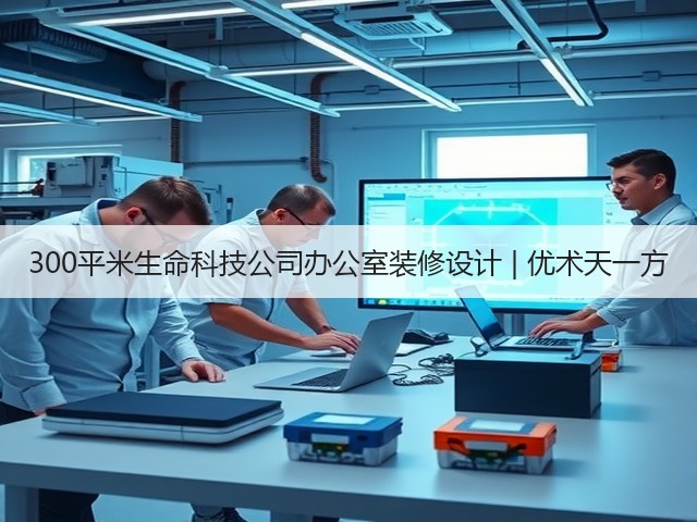 300平米生命科技公司办公室装修设计 | 优术天一方(图1) 300平米生命科技公司办公室装修设计 | 优术天一方(图1)