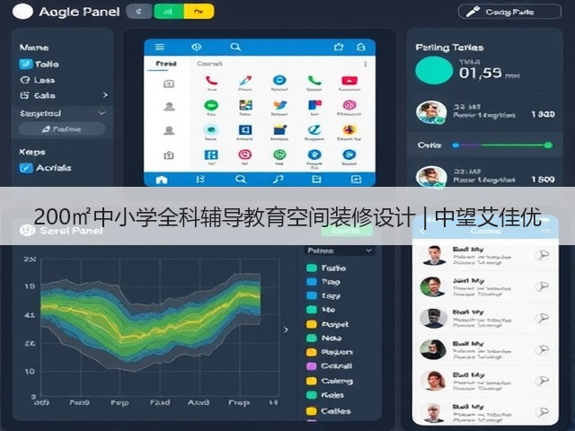 200㎡中小学全科辅导教育空间装修设计 | 中望艾佳优(图2)