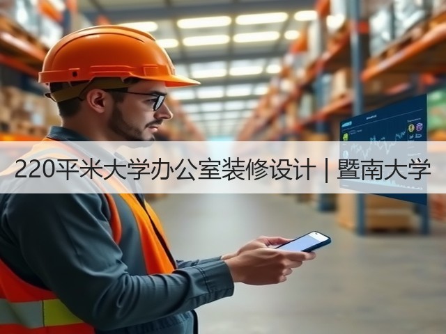 220平米大学办公室装修设计 | 暨南大学(图2)