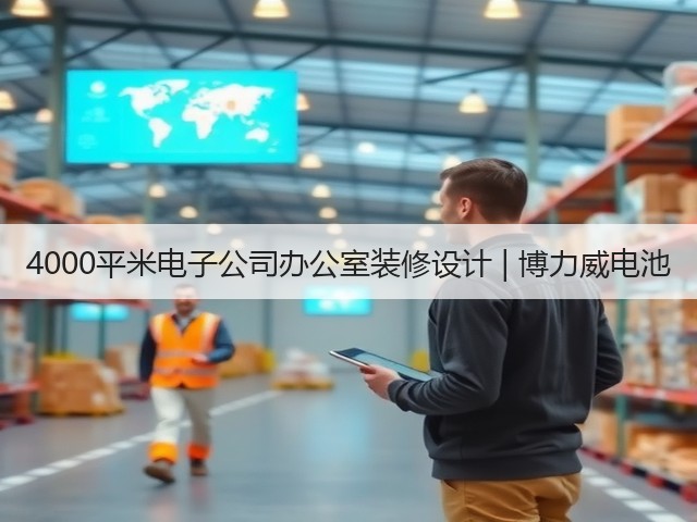4000平米电子公司办公室装修设计 | 博力威电池(图3)
