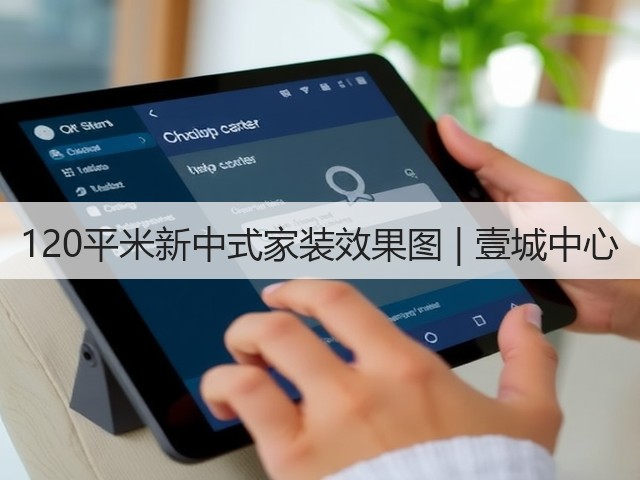120平米新中式家装效果图 | 壹城中心(图3)