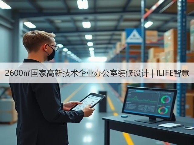 2600㎡国家高新技术企业办公室装修设计 | ILIFE智意(图2)