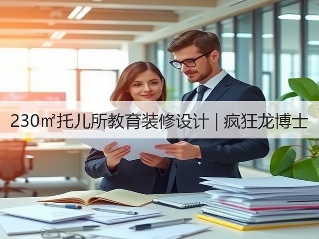 230㎡托儿所教育装修设计 | 疯狂龙博士(图3) 230㎡托儿所教育装修设计 | 疯狂龙博士(图3)