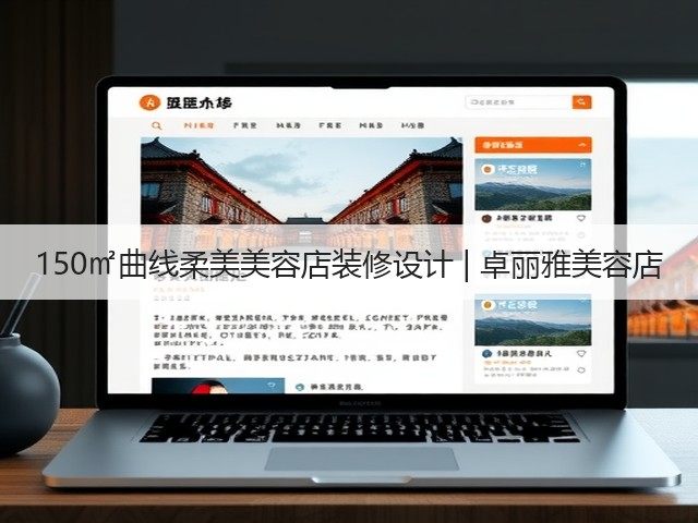 150㎡曲线柔美美容店装修设计 | 卓丽雅美容店(图1) 150㎡曲线柔美美容店装修设计 | 卓丽雅美容店(图1)