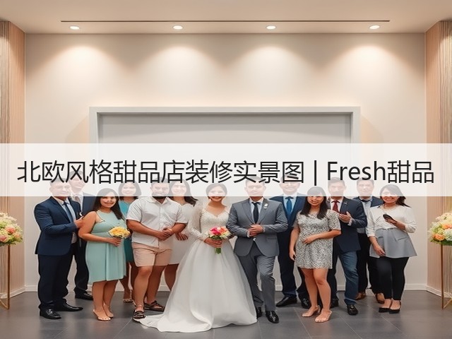 北欧风格甜品店装修实景图 | Fresh甜品(图3)