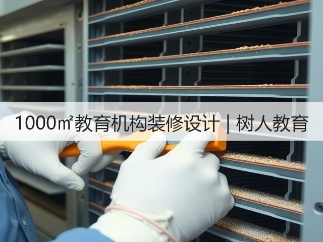 1000㎡教育机构装修设计 | 树人教育(图2)