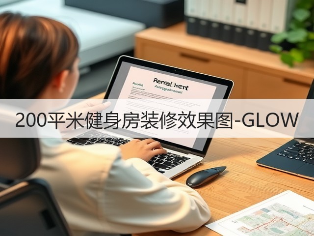 200平米健身房装修效果图-GLOW(图3) 200平米健身房装修效果图-GLOW(图3)