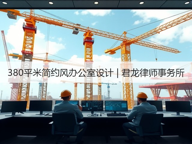 380平米简约风办公室设计 | 君龙律师事务所(图3)