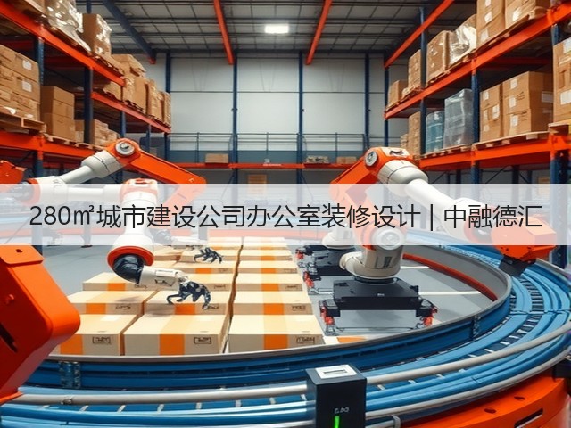 280㎡城市建设公司办公室装修设计 | 中融德汇(图2)