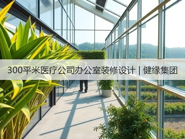 300平米医疗公司办公室装修设计 | 健缘集团(图1) 300平米医疗公司办公室装修设计 | 健缘集团(图1)