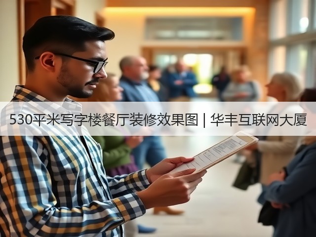 530平米写字楼餐厅装修效果图 | 华丰互联网大厦(图1) 530平米写字楼餐厅装修效果图 | 华丰互联网大厦(图1)