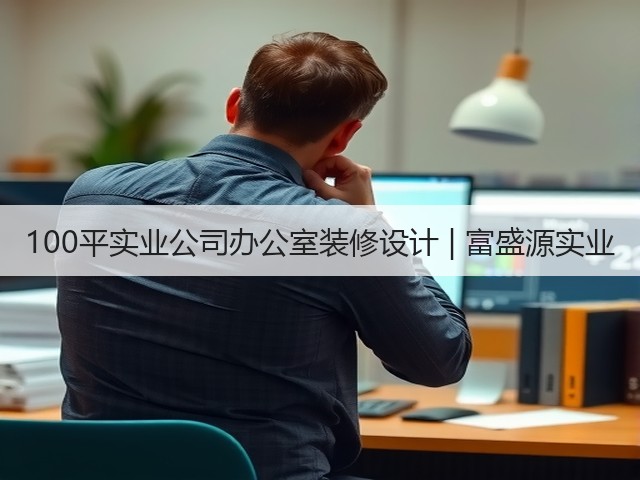 100平实业公司办公室装修设计 | 富盛源实业(图3) 100平实业公司办公室装修设计 | 富盛源实业(图3)