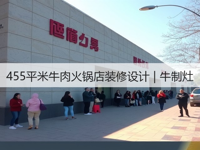 455平米牛肉火锅店装修设计 | 牛制灶(图3) 455平米牛肉火锅店装修设计 | 牛制灶(图3)