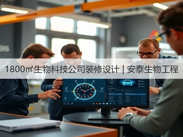 1800㎡生物科技公司装修设计 | 安泰生物工程(图2)
